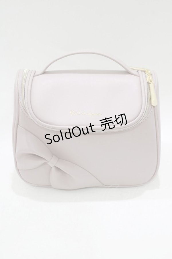 画像1: m petit by misako / AMリボンバニティ  ピンク H-25-12-09-059-LO-BG-NS-ZH (1)