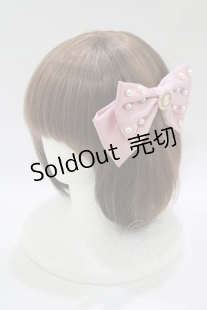 画像: m petit by misako / AM*NIPLバレッタ  ピンク H-25-12-09-062-LO-AC-NS-ZH