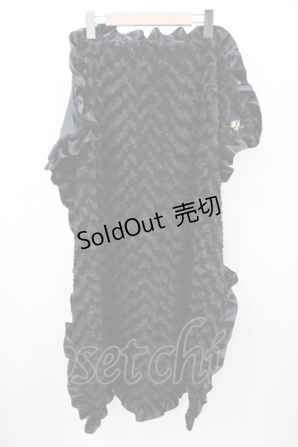 画像2: Amavel / アマベルオリジナルブランケット  ブラック H-25-12-09-065-CA-ZA-NS-ZH (2)