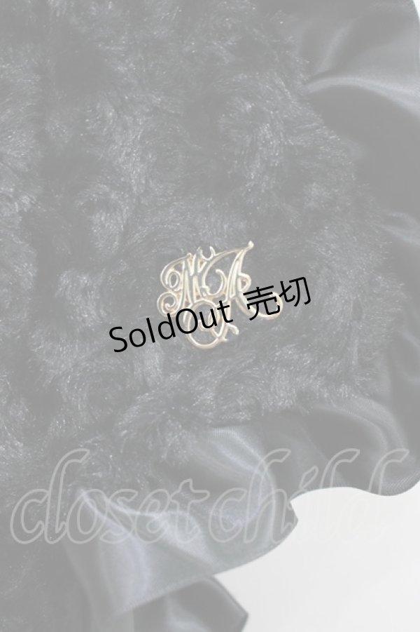 画像3: Amavel / アマベルオリジナルブランケット  ブラック H-25-12-09-065-CA-ZA-NS-ZH (3)