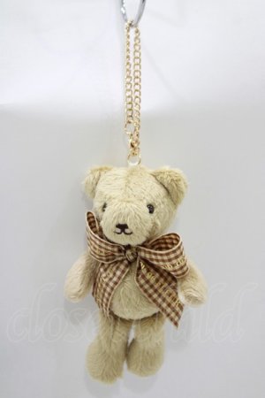 画像: Maison de FLEUR / イクスピアリ店限定ベアチャーム/【Peri】  ベージュ/ブラウン H-25-12-09-072-LO-ZA-NS-ZH