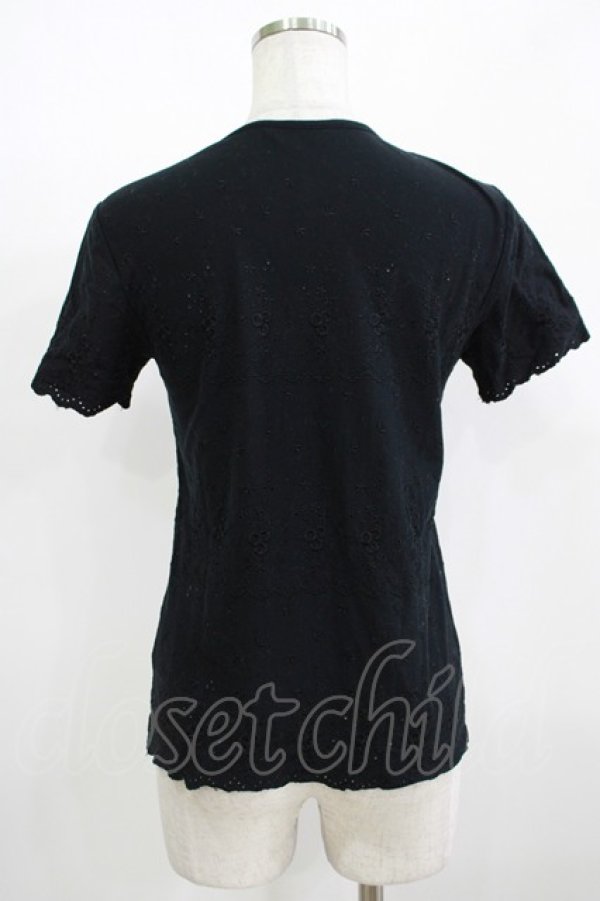 画像3: INGEBORG / 刺繍トップス Free ブラック H-25-12-09-083-LO-TO-NS-ZH (3)