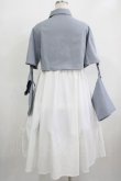 画像3: 森女部落（海外ロリータブランド） / セパレートシャツ付きジャンパースカート L グレー/オフ H-25-12-09-007-PU-OP-NS-ZH (3)