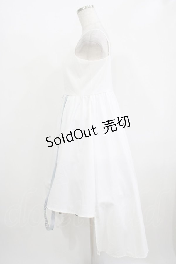 画像5: 森女部落（海外ロリータブランド） / セパレートシャツ付きジャンパースカート L グレー/オフ H-25-12-09-007-PU-OP-NS-ZH (5)