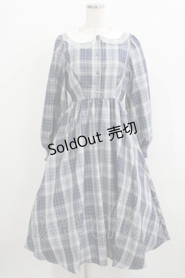 画像1: m petit by misako / サンリオキャラクターズコラボ シナモロール ワンピース S ブルー H-25-12-09-010-LO-OP-NS-ZH (1)