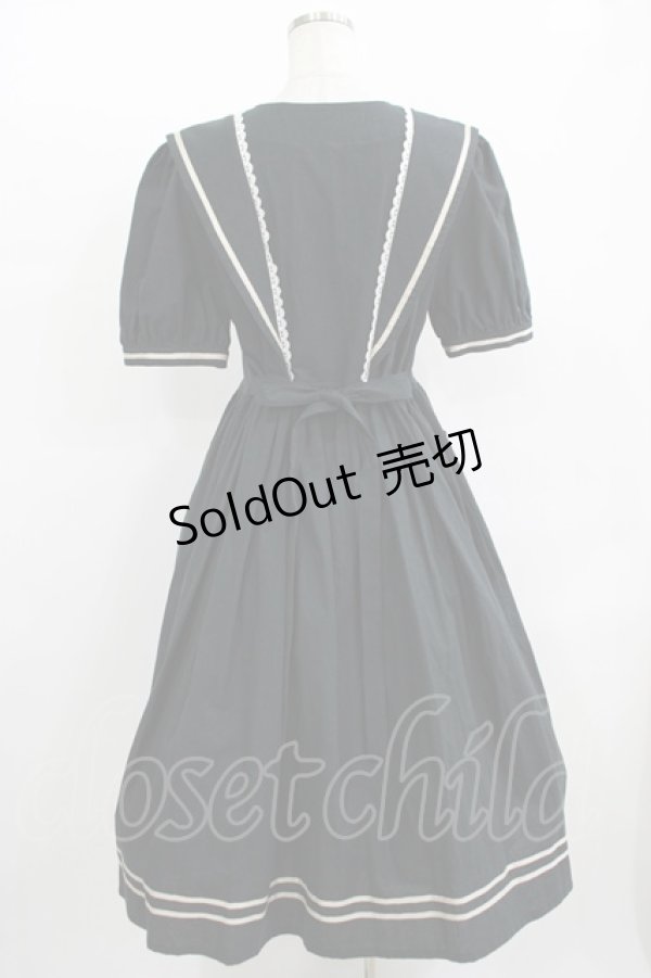 画像3: SERAPHIM / クラシックセーラードレス Free ネイビー H-25-12-09-012-LO-OP-NS-ZH (3)