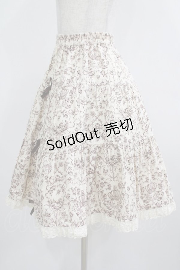 画像2: Innocent World / クラシカルエンジェルティアードスカート Free 生成り H-25-12-09-017-IW-SK-NS-ZH (2)