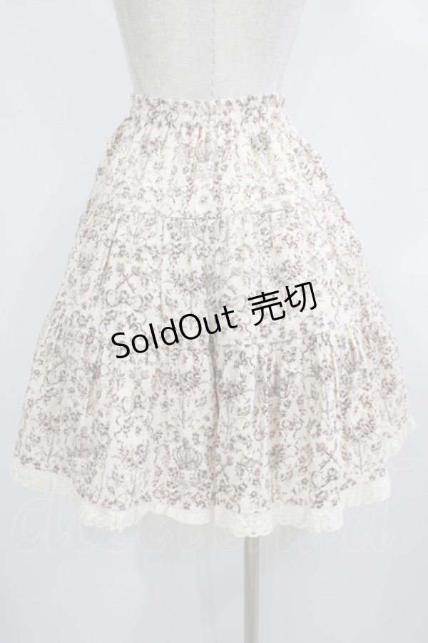 画像3: Innocent World / クラシカルエンジェルティアードスカート Free 生成り H-25-12-09-017-IW-SK-NS-ZH (3)