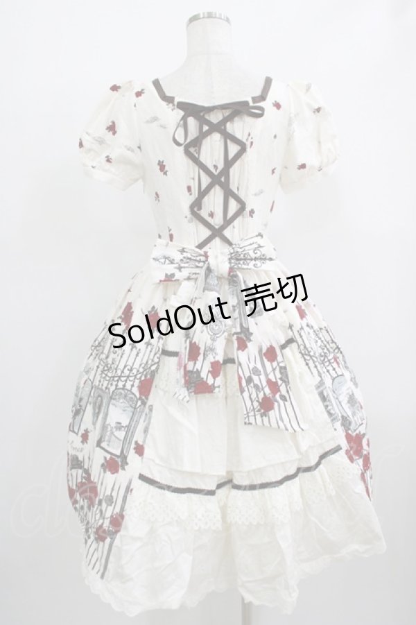 画像3: ALICE and the PIRATES / Vampire Prelude柄ワンピース Free アンティーク(生成） H-25-12-09-002-PA-OP-NS-ZH (3)