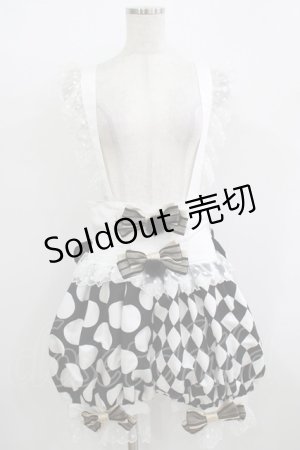 画像: ALICE and the PIRATES / うさぎマジシャンのPOMPOMサロペットパンツ Free オフ H-25-12-09-019-PA-OP-NS-ZH