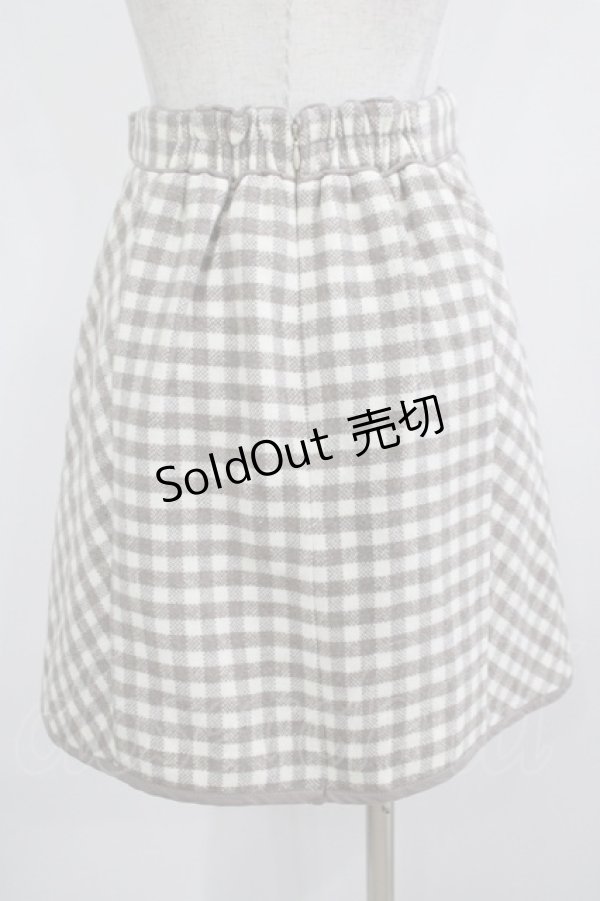画像3: evelyn / チェック台形スカート Free ベージュ H-25-12-09-024-LO-SK-NS-ZH (3)