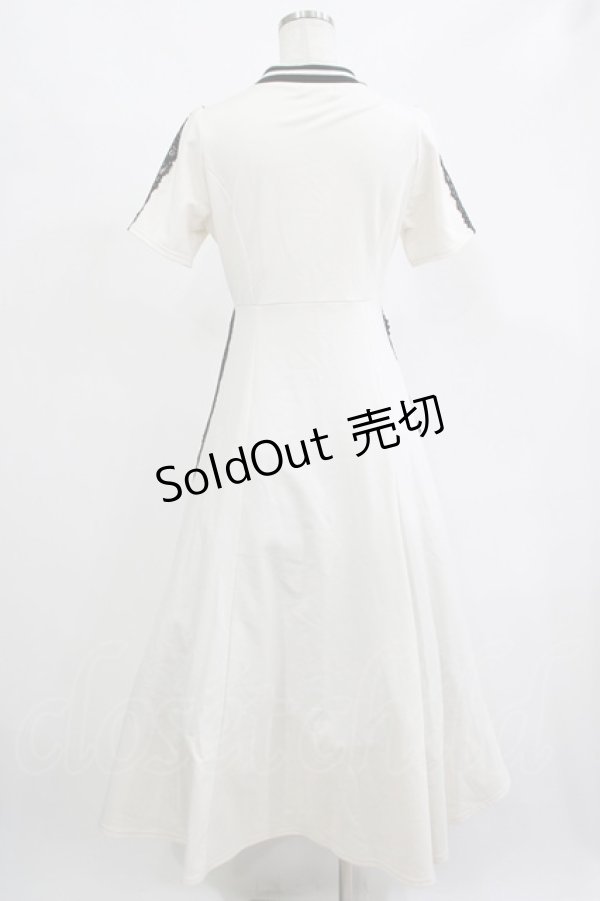 画像3: An MILLE / ポロロングワンピース Free オフホワイト H-25-12-10-020-EL-OP-NS-ZH (3)