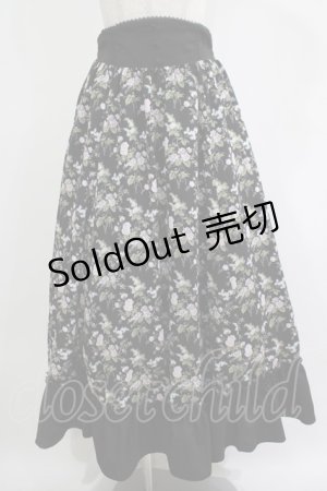 画像: Kurumi Collaboration / KRハナガラHWフレアSK M ブラック H-25-12-10-021-GO-SK-NS-ZH