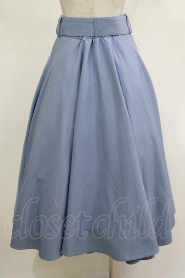 画像3: an another angelus / 変形バックルベルトサーキュラースカート Free BLUE H-25-12-10-023-CA-SK-NS-ZH (3)