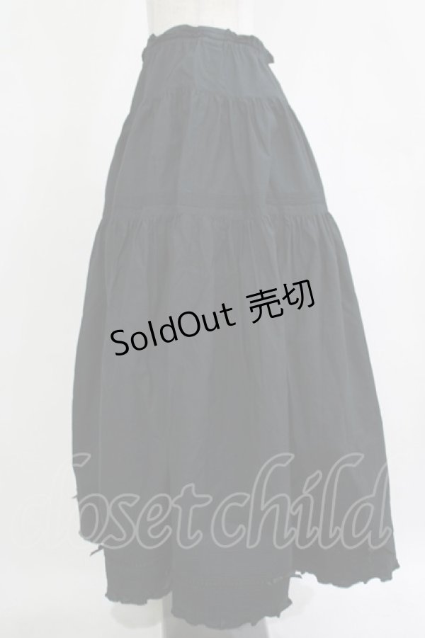 画像2: WONDERFUL WORLD / フリルスカート Free ブラック H-25-12-10-024-LO-SK-NS-ZH (2)