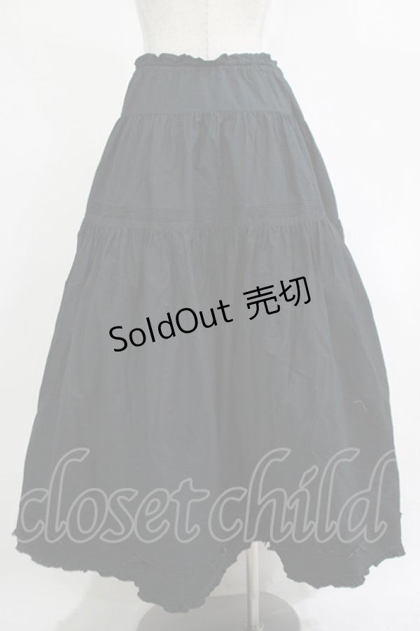 画像3: WONDERFUL WORLD / フリルスカート Free ブラック H-25-12-10-024-LO-SK-NS-ZH (3)