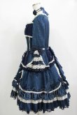 画像2: Angelic Pretty / ローズガーデンプリンセスワンピース free 紺 H-25-12-10-002-AP-OP-NS-ZH (2)