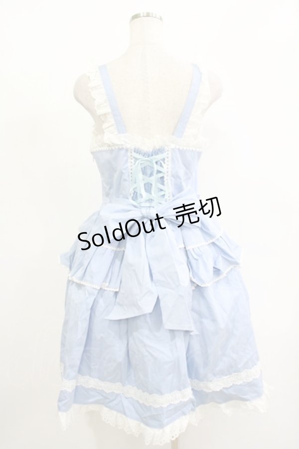 画像3: BABY,THE STARS SHINE BRIGHT / BABY RIBBONジャンパースカート Free サックス H-25-12-10-026-BA-OP-NS-ZH (3)