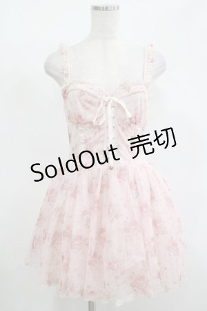 画像: LIZ LISA / 花柄ワンピース Free ピンク H-25-12-10-031-LO-OP-NS-ZH