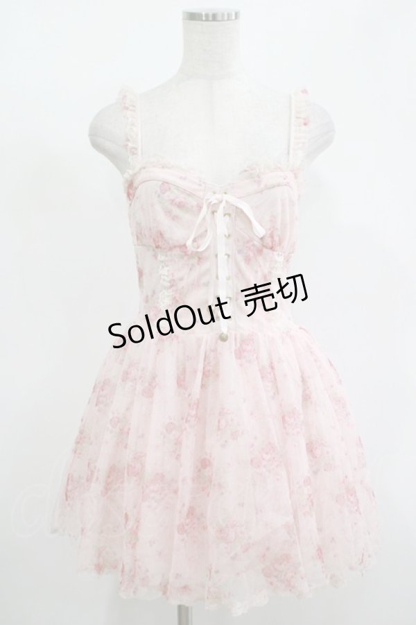 画像1: LIZ LISA / 花柄ワンピース Free ピンク H-25-12-10-031-LO-OP-NS-ZH (1)