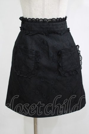 画像: Ank Rouge / レーススカート M ブラック H-25-12-10-034-CA-SK-NS-ZH