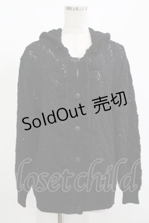 画像: KANEKO ISAO / カーディガン Free ブラック H-25-12-10-036-EL-TO-NS-ZH