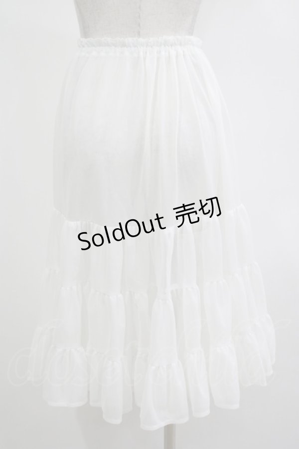 画像3: アトリエフク / フリルいっぱいパニエ 60cm丈 Free オフ H-25-12-10-037-EL-SK-NS-ZH (3)