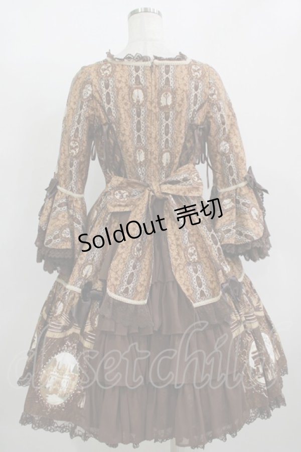 画像3: Angelic Pretty / カメオウィンドウDress Free ブラウン H-25-12-10-003-AP-OP-NS-ZH (3)