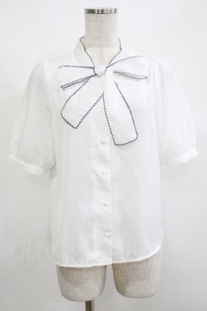 画像: Fi.n.t / ピコミシンシアーボウタイブラウス Free OFF WHITE H-25-12-10-044-CA-BL-NS-ZH