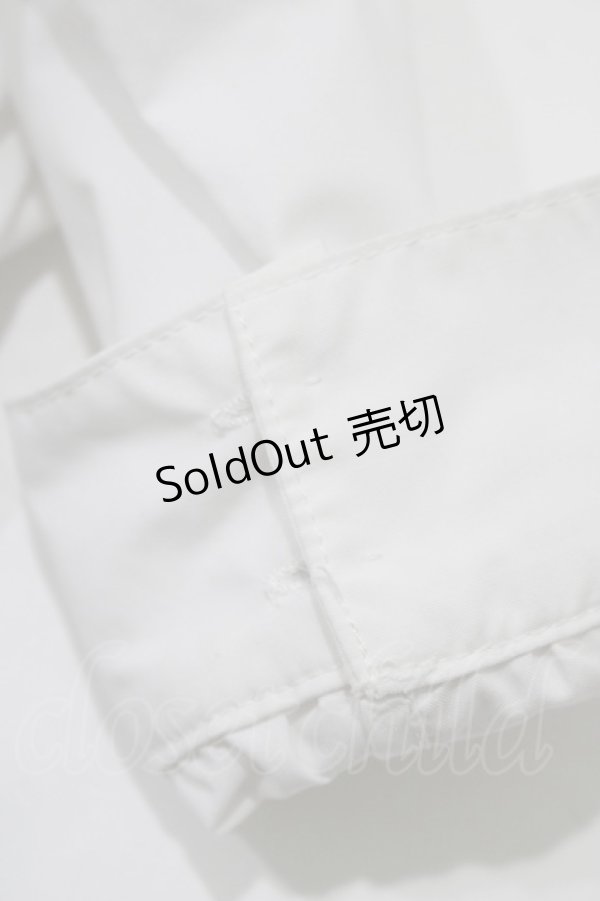 画像5: Fi.n.t / ロゴ刺繍ボウタイ長袖ブラウス Free OFF WHITE H-25-12-10-045-CA-BL-NS-ZH (5)