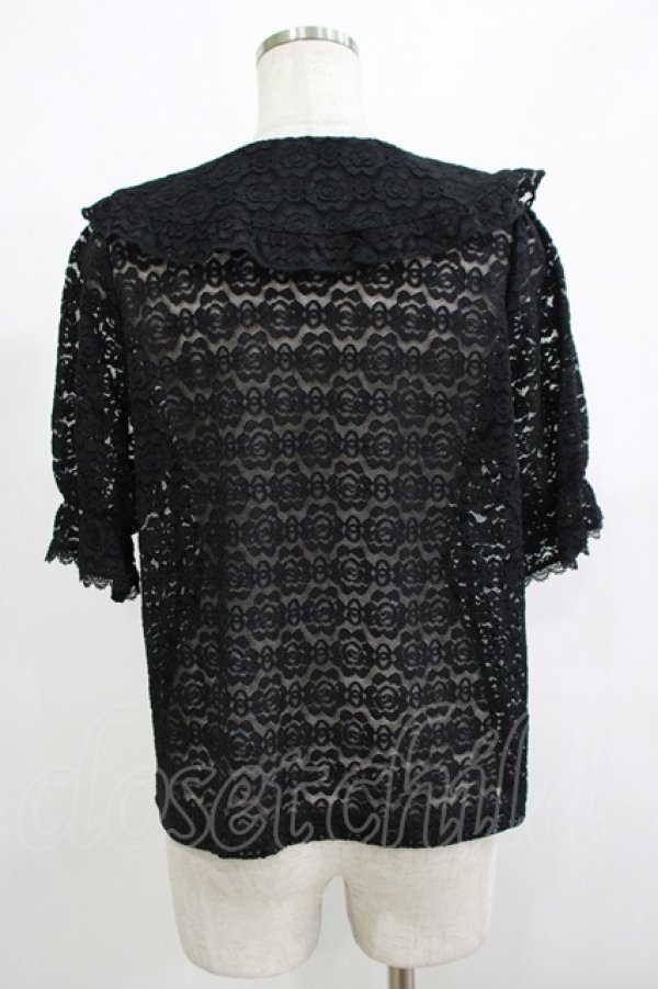 画像3: m petit by misako / TT* AOKレースブラウス M ブラック H-25-12-10-047-LO-BL-NS-ZH (3)
