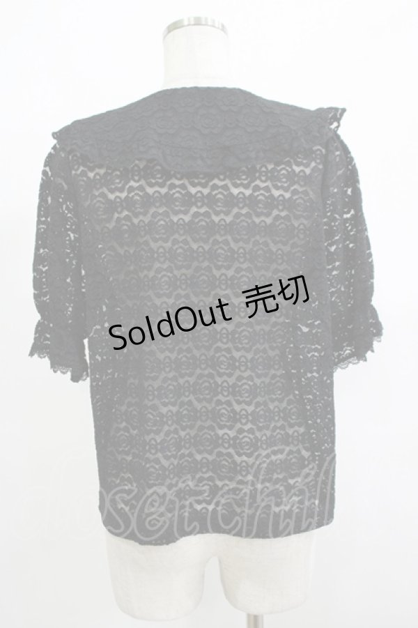 画像3: m petit by misako / TT* AOKレースブラウス M ブラック H-25-12-10-047-LO-BL-NS-ZH (3)