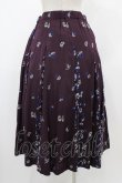 画像2: Jane Marple Dans Le Salon / Dance with roses gored skirt  ボルドーミックス H-25-12-10-1033-JM-SK-KB-ZH (2)
