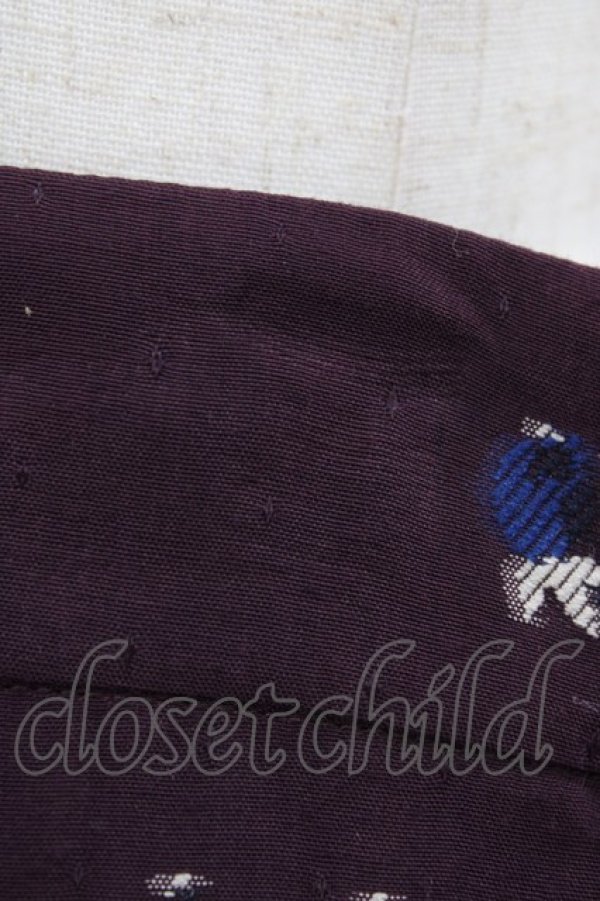 画像3: Jane Marple Dans Le Salon / Dance with roses gored skirt  ボルドーミックス H-25-12-10-1033-JM-SK-KB-ZH (3)