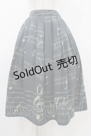 画像: Melody BasKet / Ensemble Melodyスカート  ブラック H-25-12-10-1034-LO-SK-KB-ZH