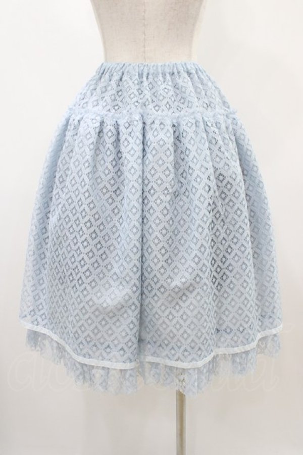 画像2: Emily Temple cute / Sleepレースペチコート  サックス H-25-12-10-1037-ET-SK-KB-ZH (2)