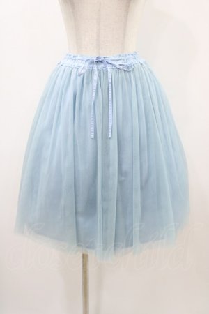 画像: Jane Marple / ギャザーチュチュスカート  サックス H-25-12-10-1039-JM-SK-KB-ZH