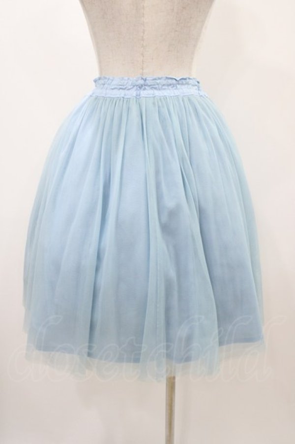 画像2: Jane Marple / ギャザーチュチュスカート  サックス H-25-12-10-1039-JM-SK-KB-ZH (2)