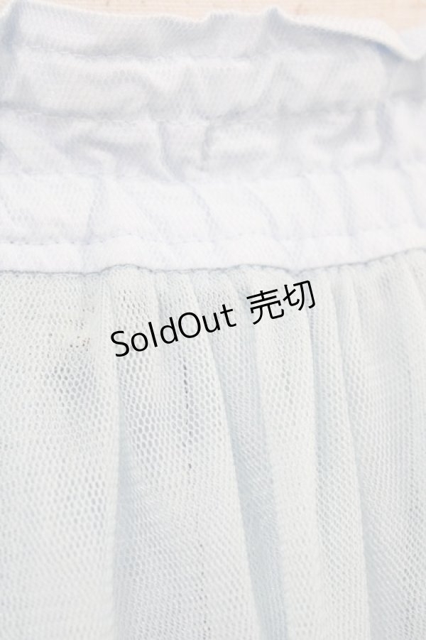 画像3: Jane Marple / ギャザーチュチュスカート  サックス H-25-12-10-1039-JM-SK-KB-ZT1230J (3)