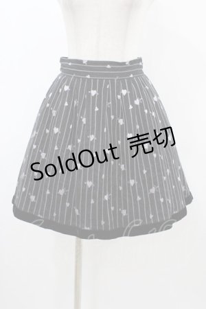 画像: MILK / Sweetアロースカート  ブラックラメ×クールピンク H-25-12-10-1042-ML-SK-KB-ZH