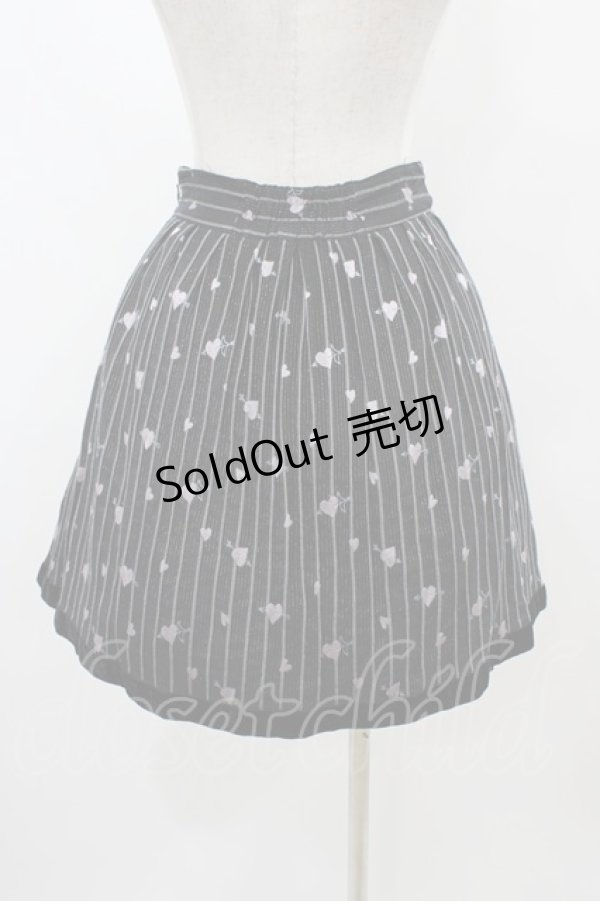 画像2: MILK / Sweetアロースカート  ブラックラメ×クールピンク H-25-12-10-1042-ML-SK-KB-ZH (2)