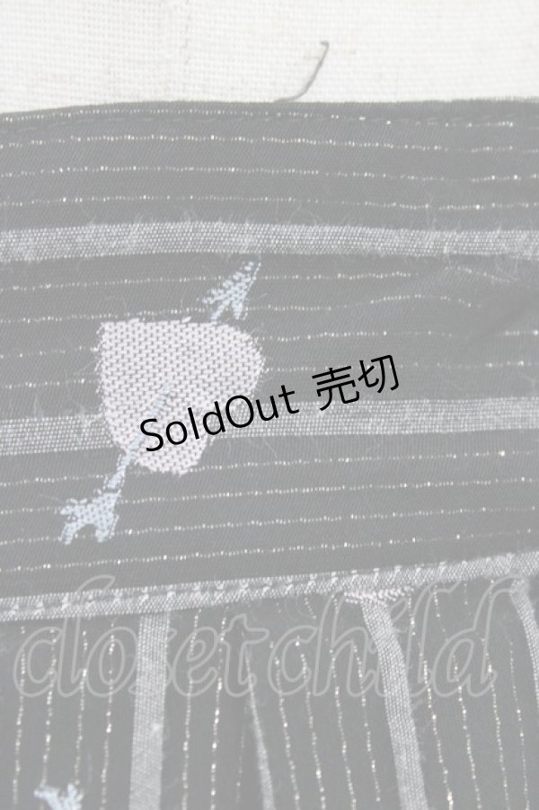 画像3: MILK / Sweetアロースカート  ブラックラメ×クールピンク H-25-12-10-1042-ML-SK-KB-ZH (3)