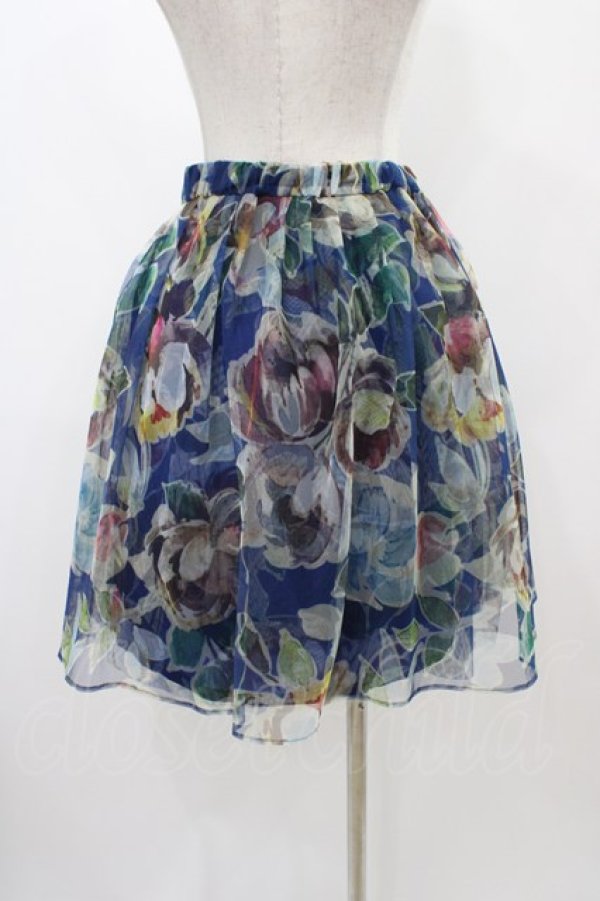 画像2: Jane Marple Dans Le Salon / フラワーチュチュスカート M ネイビー H-25-12-10-1043-JM-SK-ET-ZT262 (2)