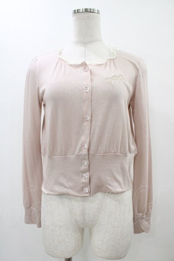 画像1: Emily Temple cute / シャイニーCANDYカーディガン  ピンク H-25-12-10-1047-ET-TO-KB-ZH (1)