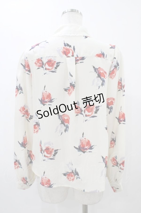 画像2: Shirley Temple / ローズプリントブラウス Ladies オフ H-25-12-10-1048-ET-BL-KB-ZH (2)