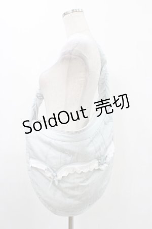 画像: merry jenny / サテンハーフムーンショルダーbag  ブルー H-25-12-10-1007-LO-BG-KB-ZH