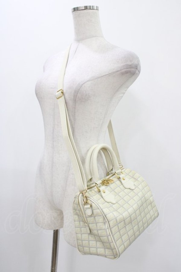 画像2: Q-pot. / ホワイトチョコレート・ミニボストンバッグ  ホワイトチョコレート H-25-12-10-1009-QP-BG-KB-ZH (2)