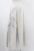 画像2: Qutie Frash / チャイナワイドパンツ  ホワイト H-25-12-10-1013-QU-PA-KB-ZH (2)