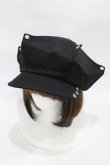 画像1: uf. / ツノツノキャスケット  ブラック H-25-12-10-1003-0-AC-KB-ZH (1)