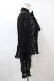 画像3: Moi-meme-Moitie / タイニーローズレースリボンブラウス 9号 ブラック H-25-12-10-1020-MO-BL-KB-ZH (3)